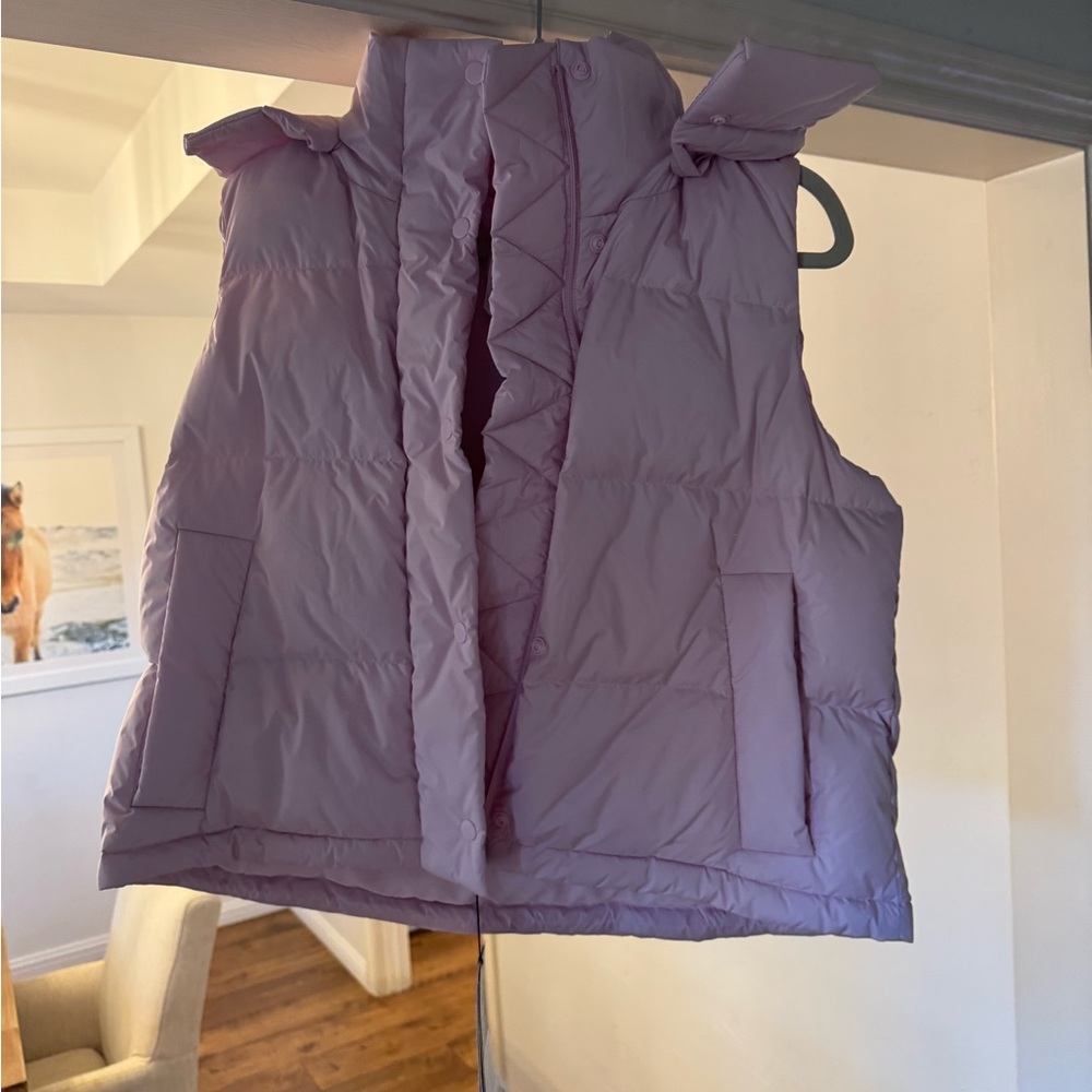 NWT Light Pink Puffer Vest